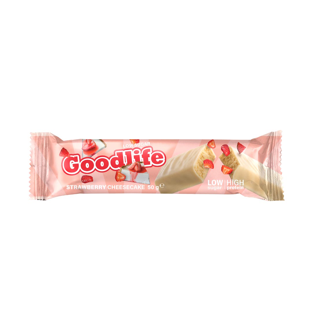 Goodlife Low Sugar Proteinbars Strawberry White Chocolate