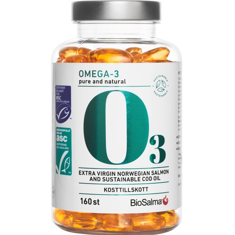 BioSalma Miljömärkt Omega-3 pure and natural