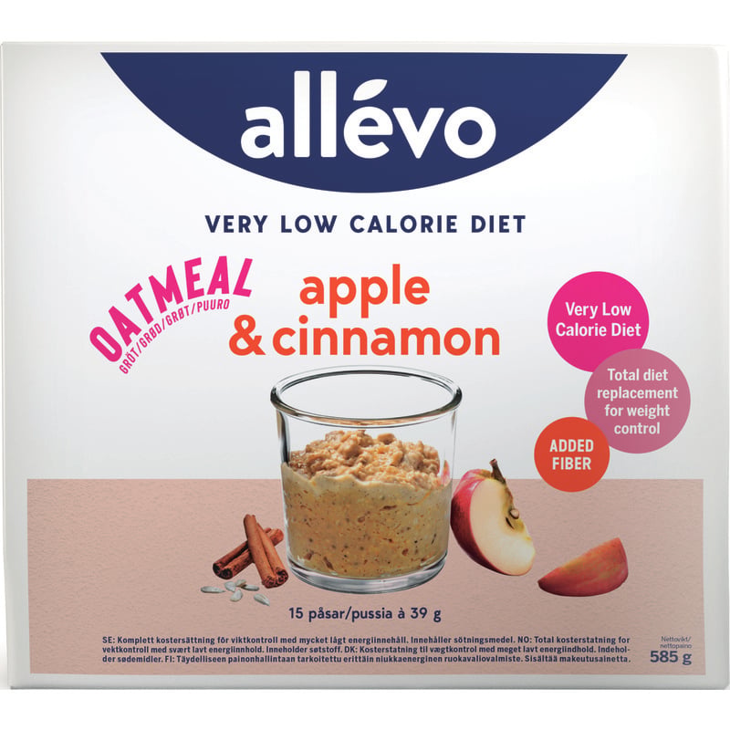 Allévo Oatmeal Apple/Cinnamon VLCD