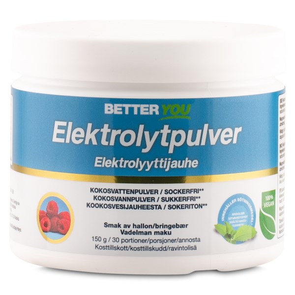 Better You Elektrolytpulver Hallon