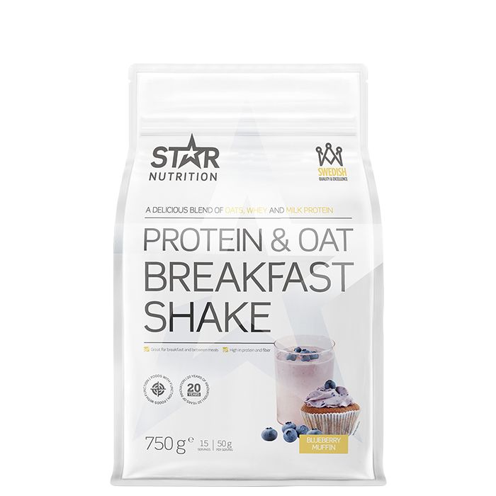 Protein & Oat Breakfast Shake Blueberry Muffin
