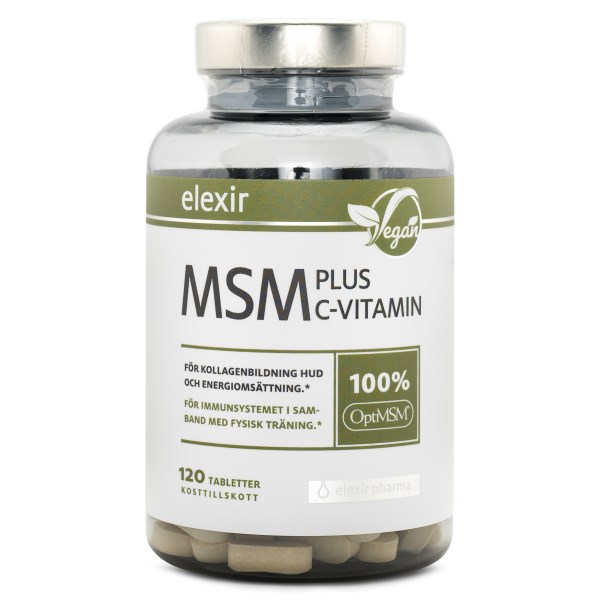 Elexir Pharma MSM + C-vitamin
