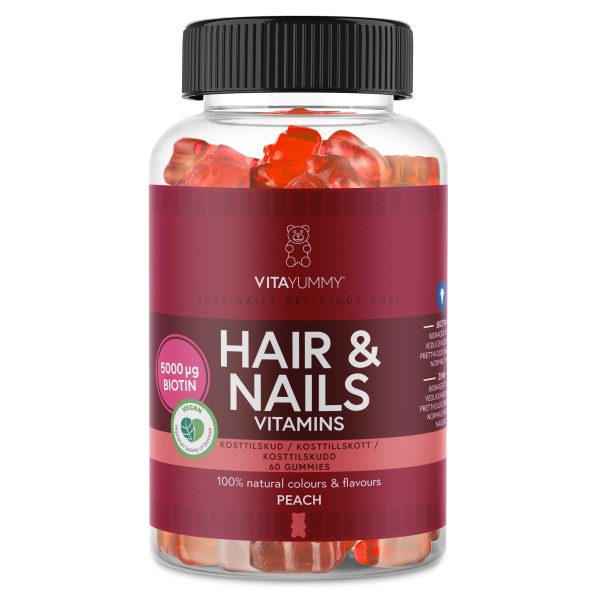 VitaYummy Hair & Nails Gummies Peach