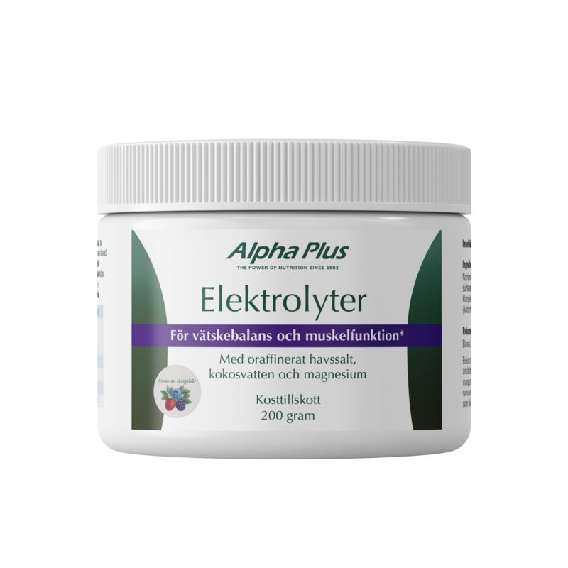 Alpha Plus Elektrolyter Skogsbär