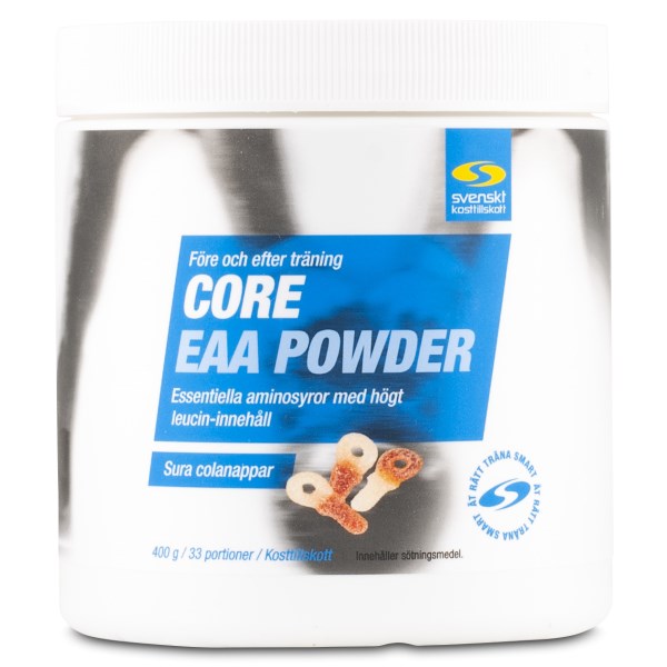Svenskt Kosttillskott Core EAA Powder Sura Cola Nappar