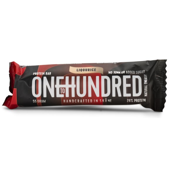 One To Hundred Protein bar Liquorice