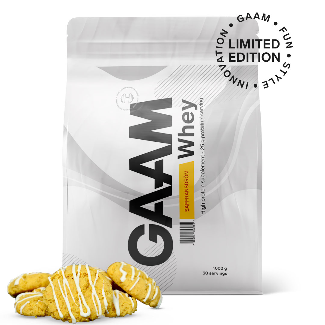 Gaam 100% Whey Premium Saffransdröm