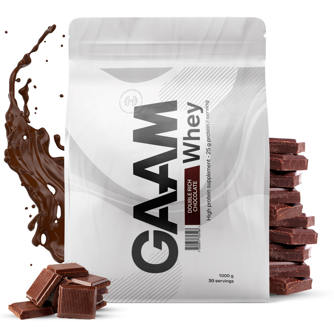 GAAM 100% Whey Premium Double Rich Chocolate