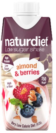 Naturdiet Low Sugar Shake Almond & Berries