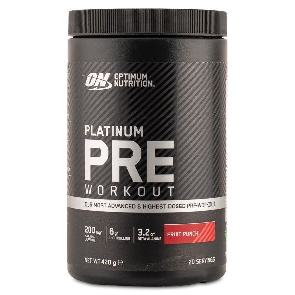 Optimum Nutrition Platinum Pre Workout Fruit Punch