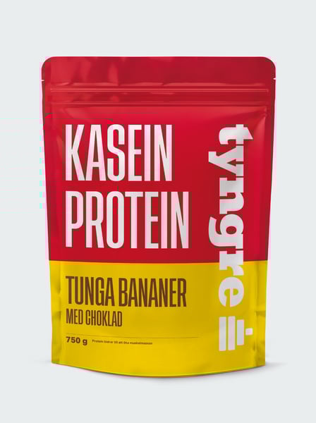 Tyngre Kasein Protein Tunga Bananer