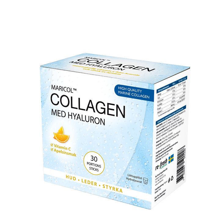 Collagen med Hyaluron + C