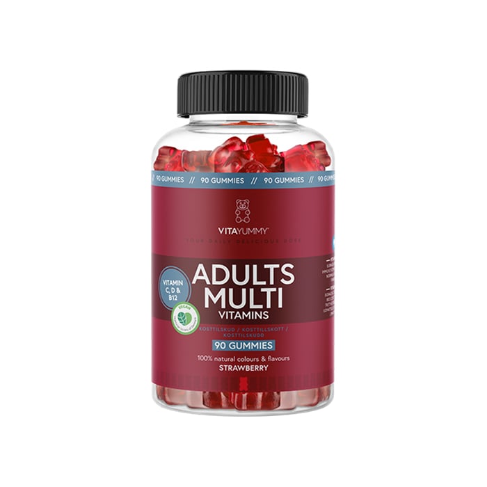 Adults Multivitamins Jordgubb Gummies