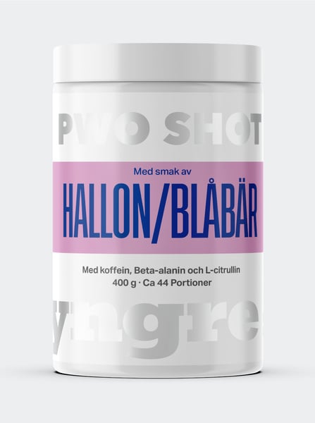 Tyngre PWO Shot Hallon/Blåbär
