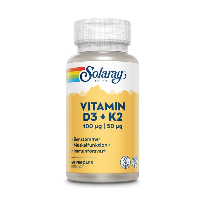 Solaray Vitamin D3+K3