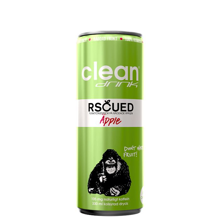 Rscued by Clean Drink Jordgubb Lime