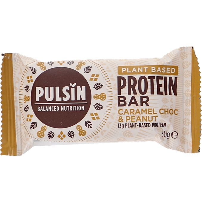 Pulsin Proteinbar Caramel Chocolate & Peanut