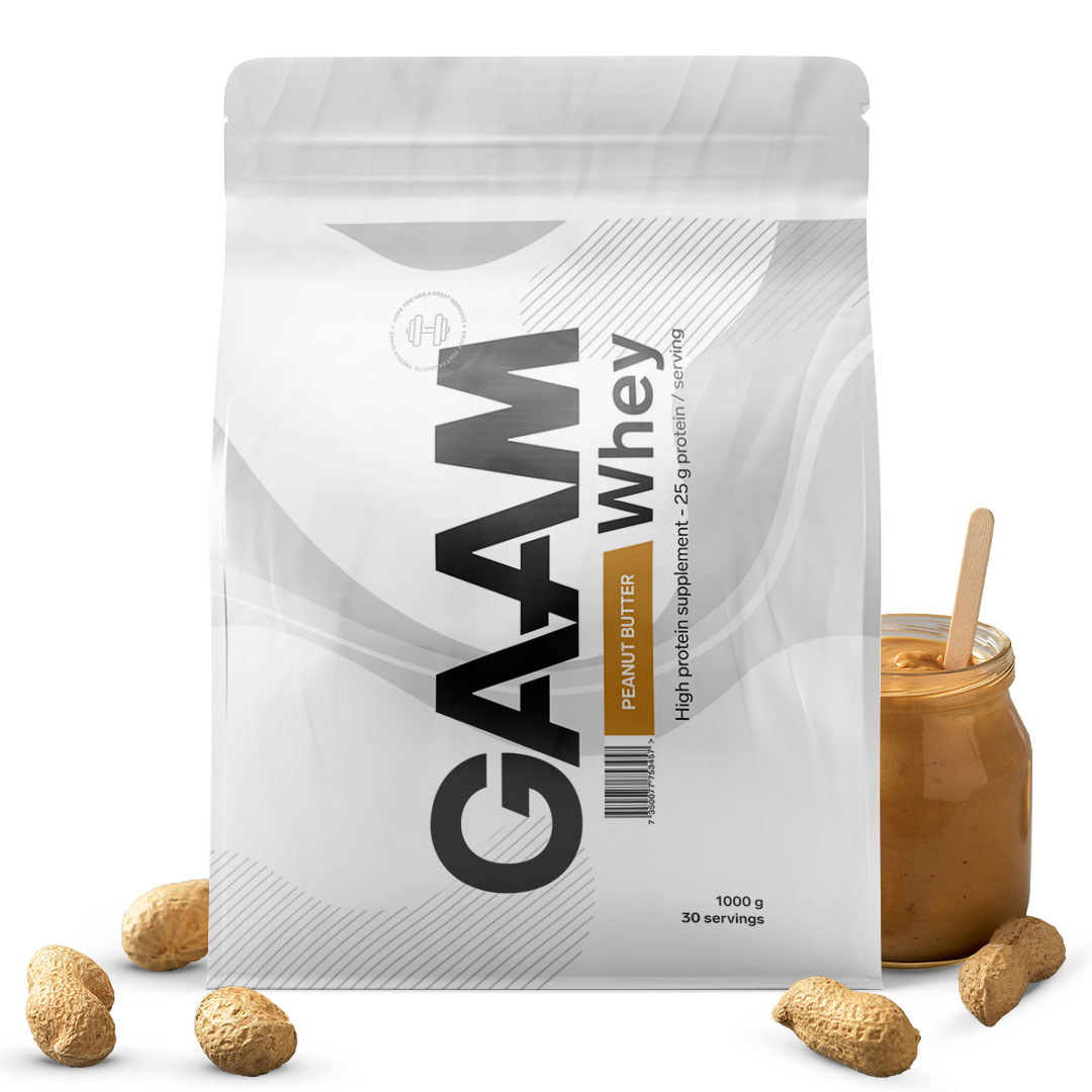 Gaam 100% Whey Premium Peanut Butter