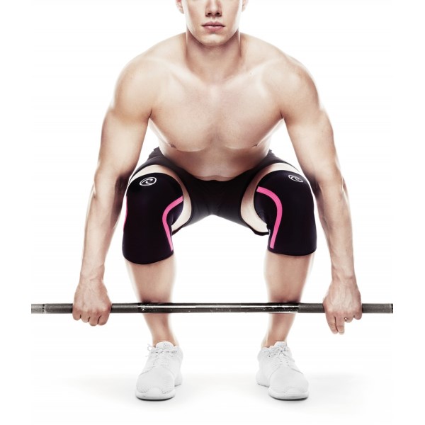 Rehband RX Knäskydd 7mm M Black / Pink