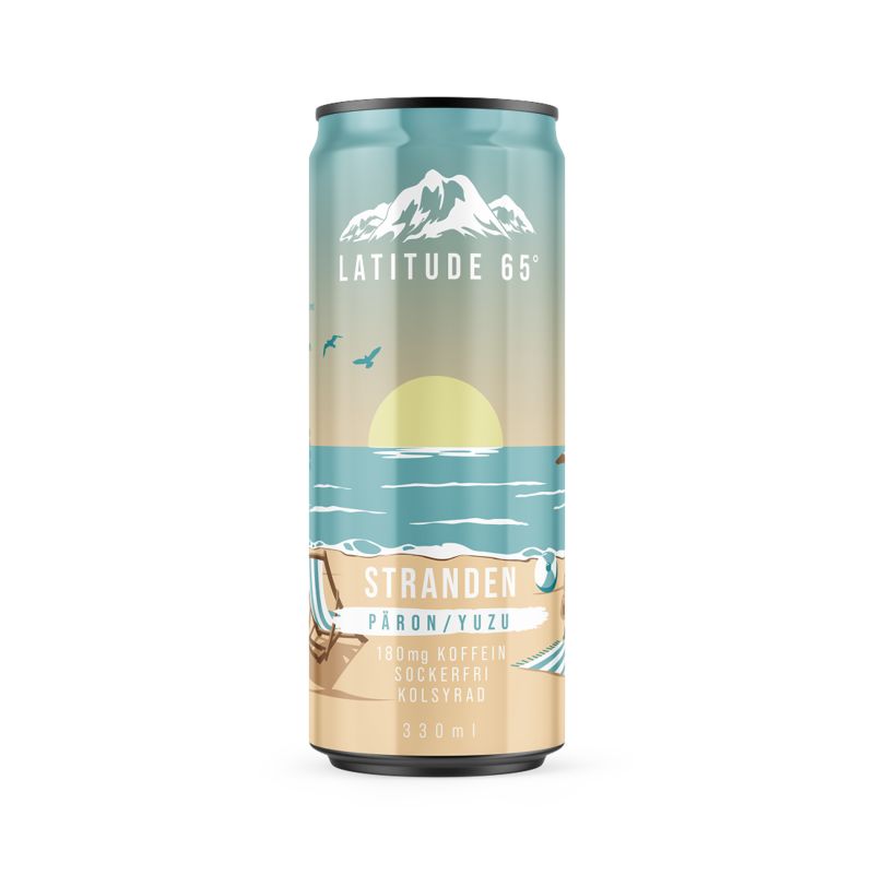 Latitude 65 Energidryck Stranden Päron Yuzu