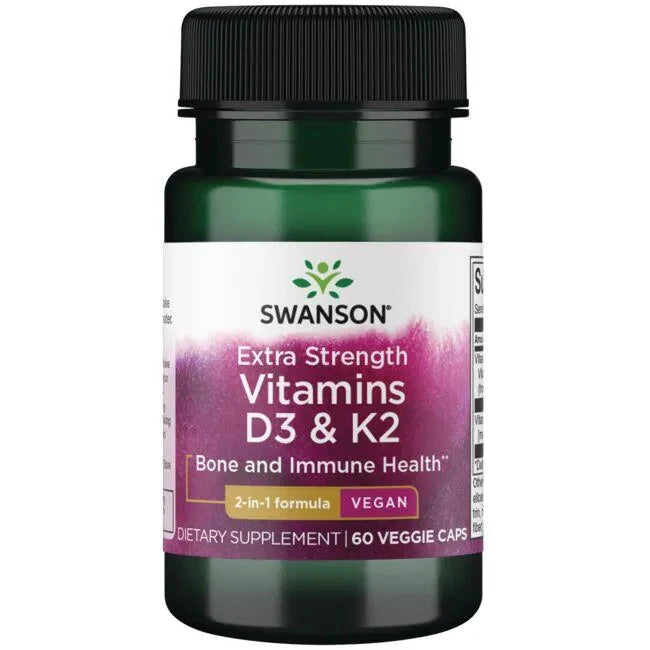 Extra Strength D3 & K2 (5.000 IU & 100 mcg)