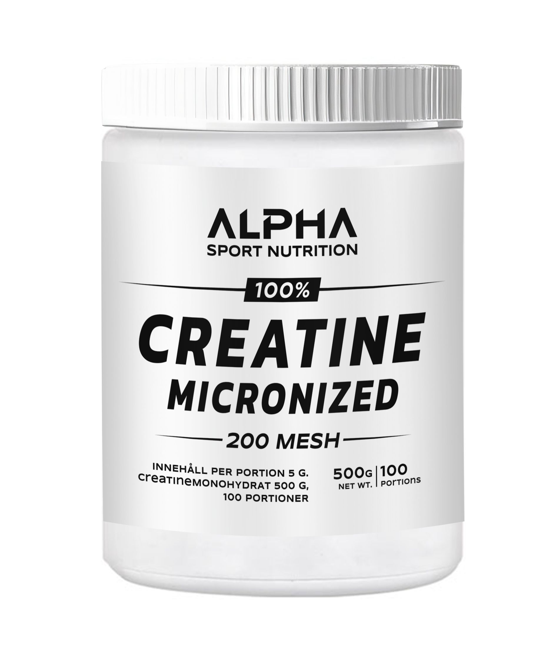 Creatine Monohydrate 100% Mikroniserat 200 Mesh