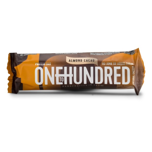 One To Hundred Protein bar Almond Cacao