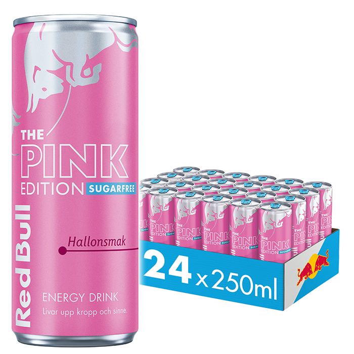 Red Bull Energidryc Pink Edition Sockerfri