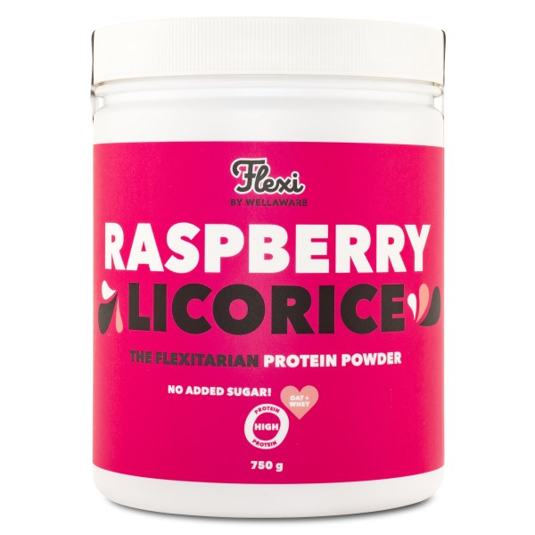 WellAware Flexi Proteinpulver Hallon / Lakrits