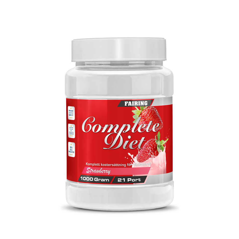 Fairing Complete Diet Jordgubb