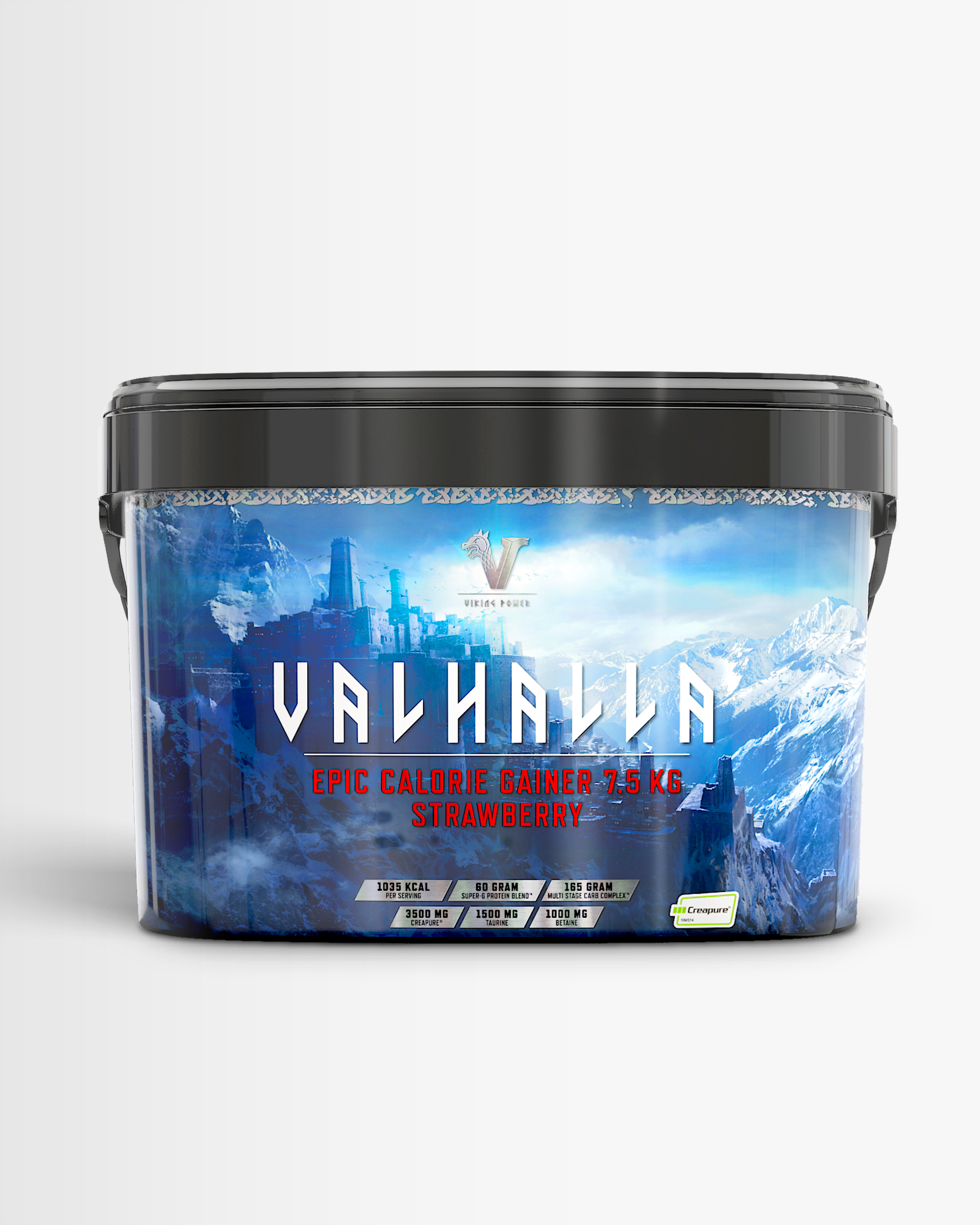 Viking Power Valhalla Epic Calorie Gainer Strawberry