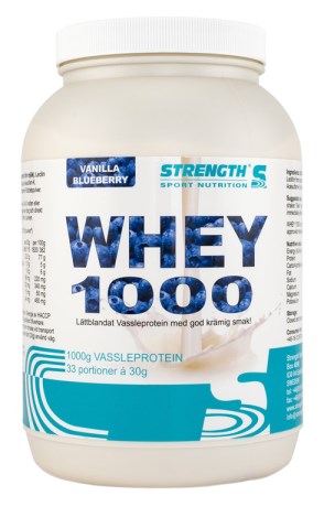 Strength Whey 1000 Vanilla/Blueberry