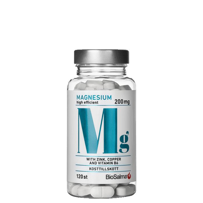 Magnesium + Zink, Koppar, B6,