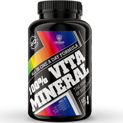 Swedish Supplements 100% Vita-mineral