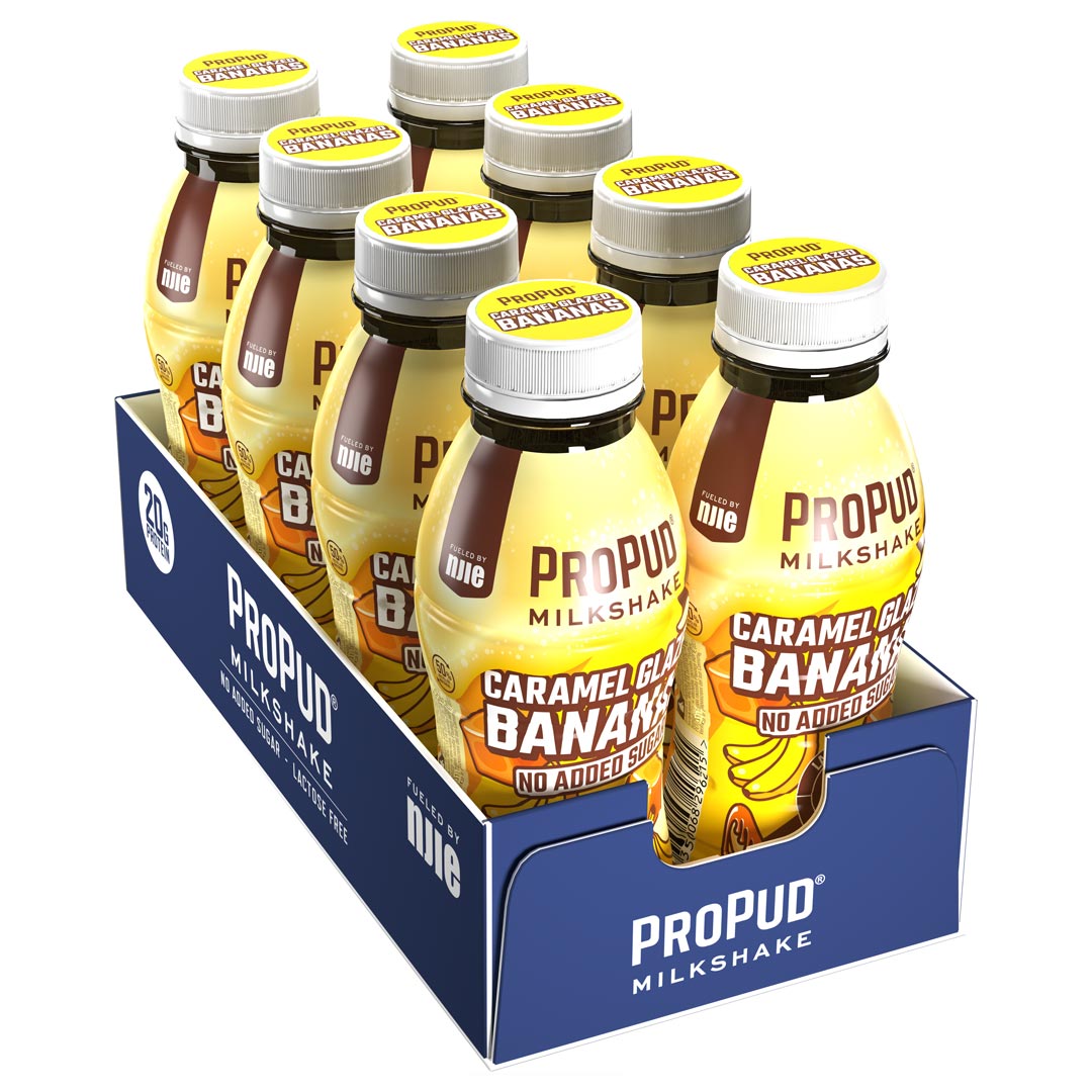 ProPud Protein Milkshake Caramel Glazed Bananas
