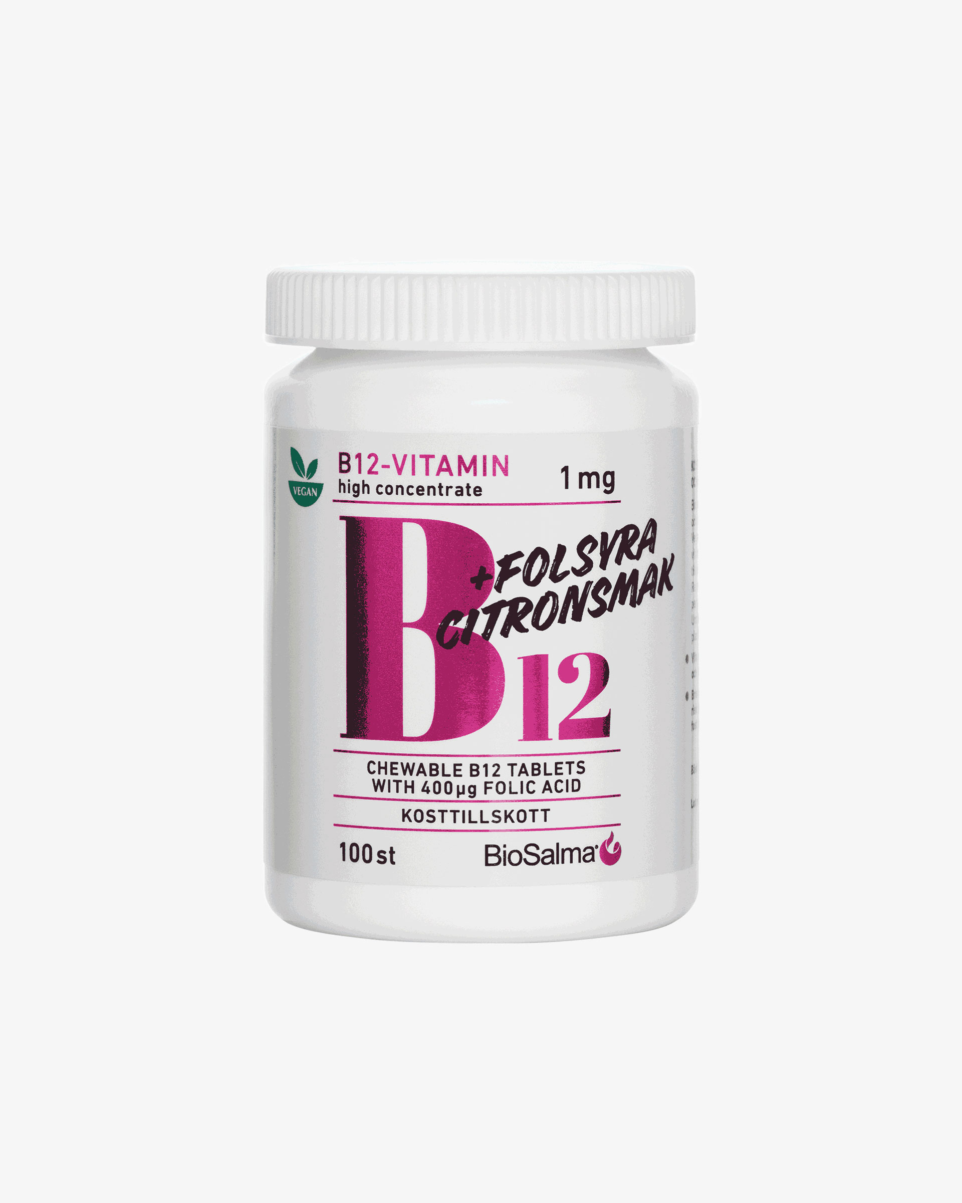 BioSalma B12-vitamin + folsyra