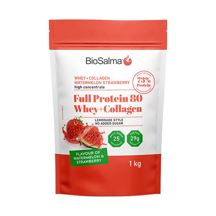 BioSalma Full Protein 80 Whey+Collagen Watermelon Strawberry