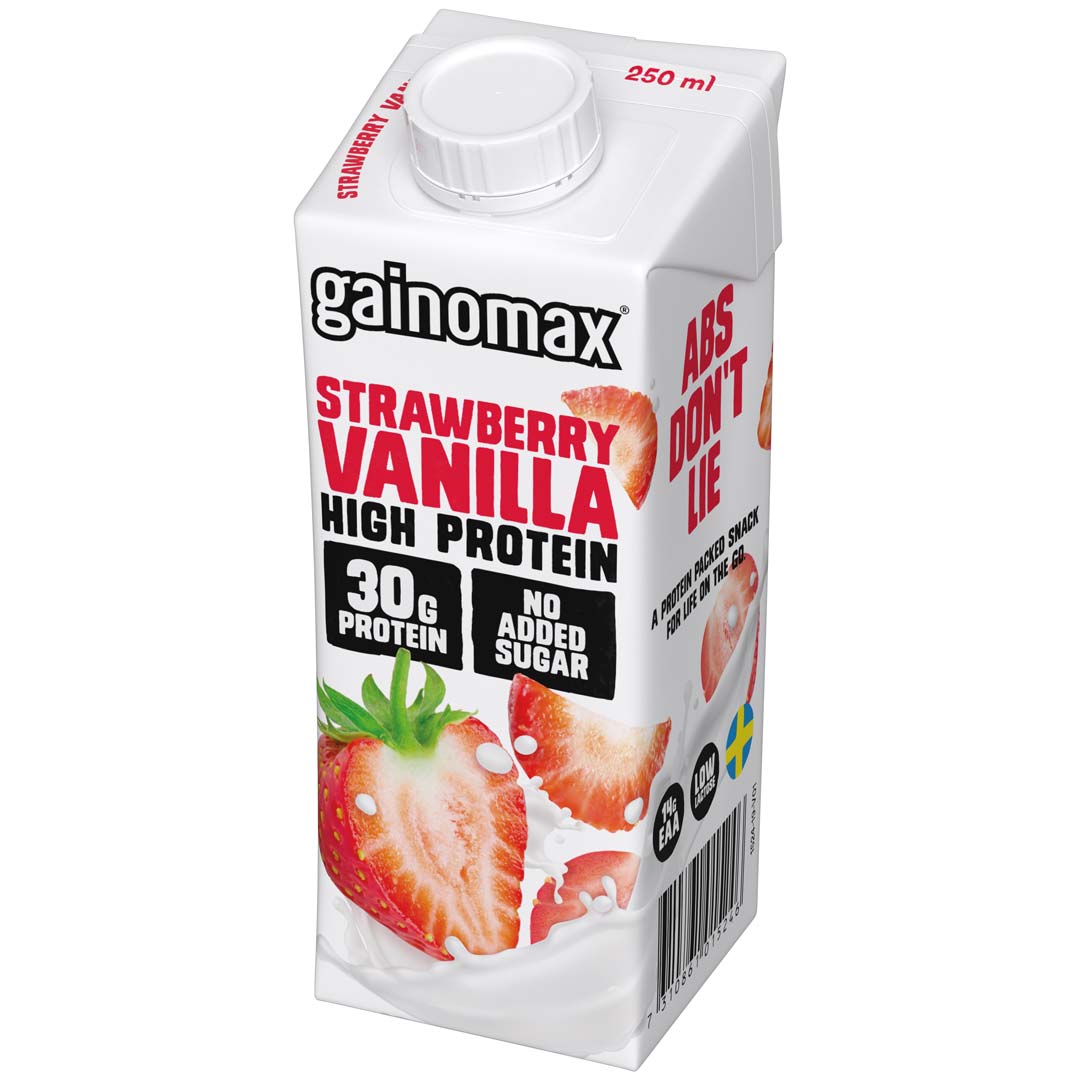 Gainomax High Protein Drink Strawberry Vanilla