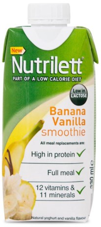 Nutrilett Less Sugar Smoothie Banana Vanilla