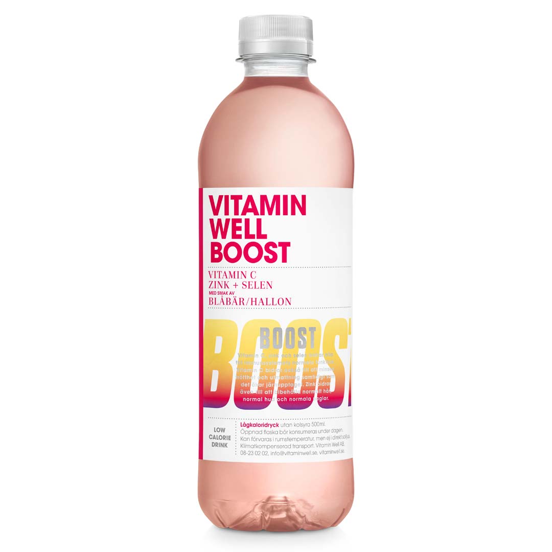 Vitamin Well Boost Blåbär Hallon