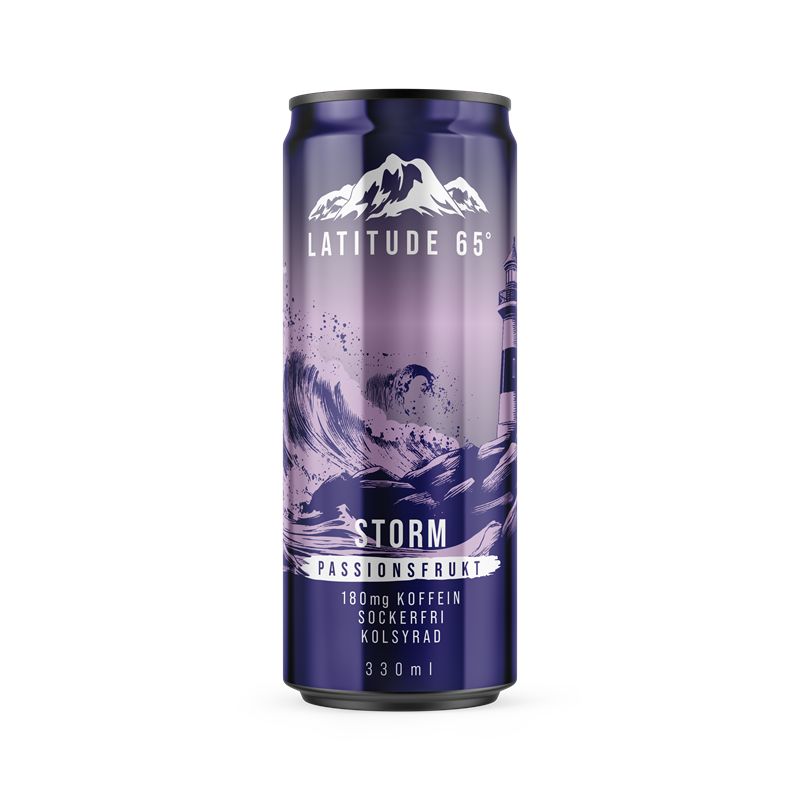 Latitude 65 Energidryck Storm Passionsfrukt