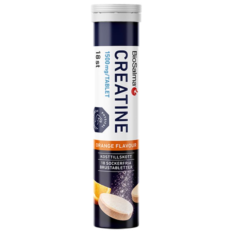 BioSalma Creatine Apelsin Brustabletter