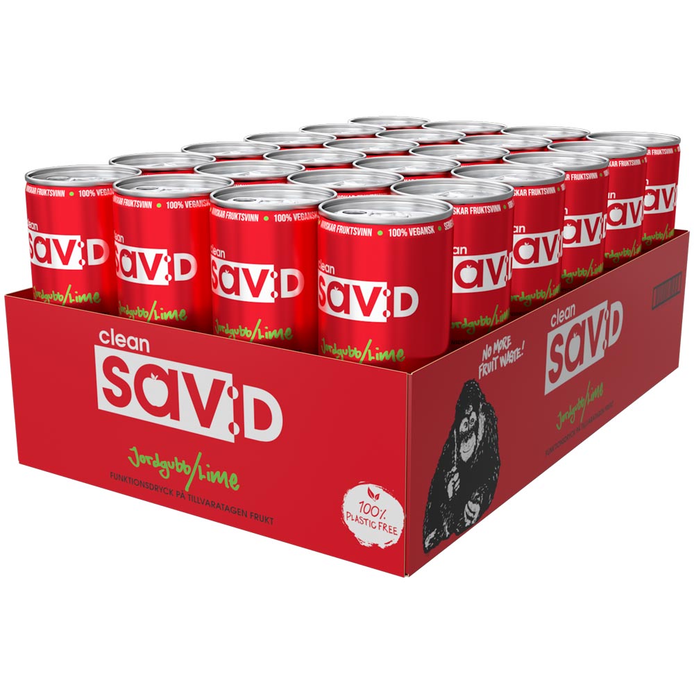 Clean Drink Sav:D Jordgubb Line