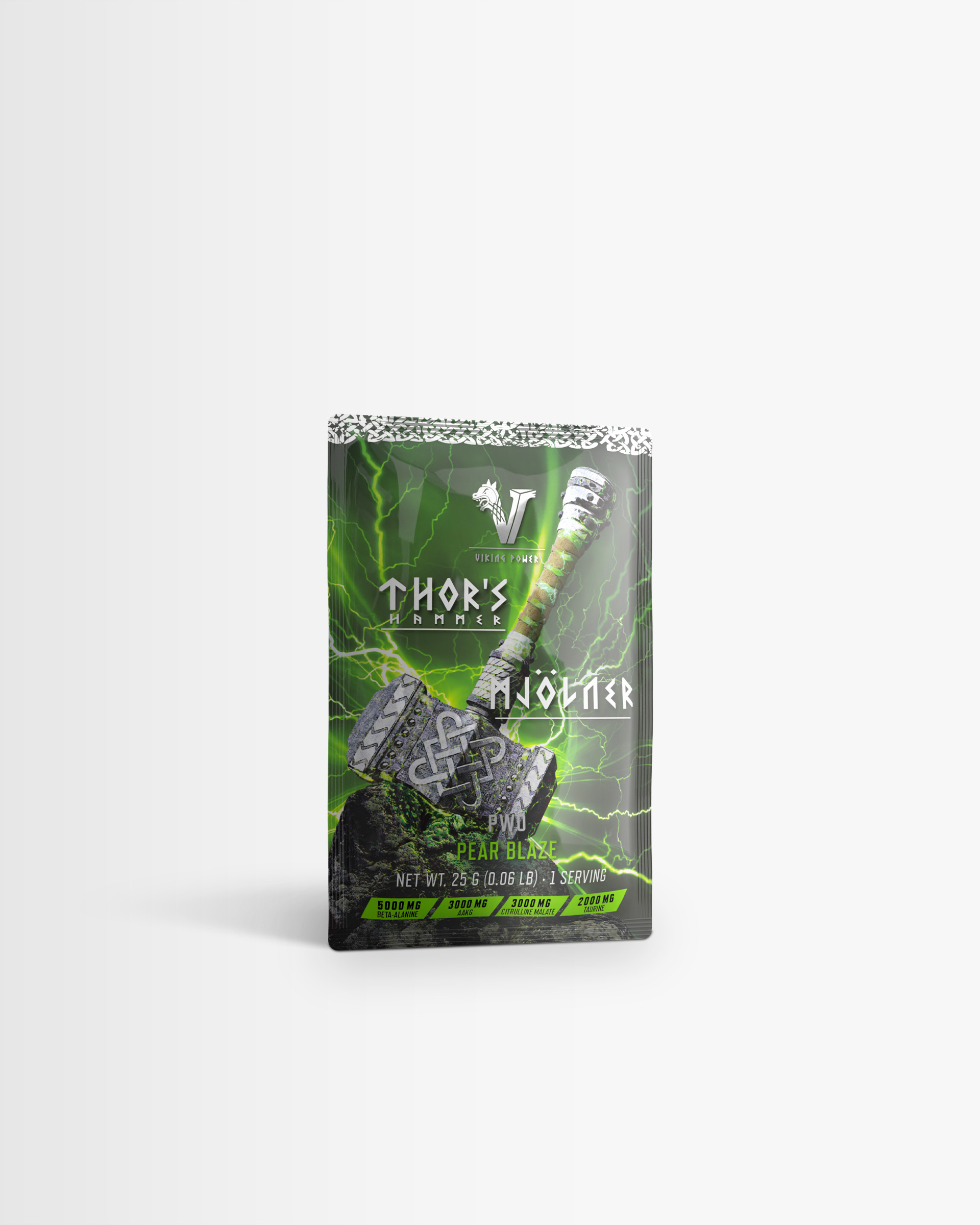 Viking Power Thor's Hammer Mjölner Pear Blaze