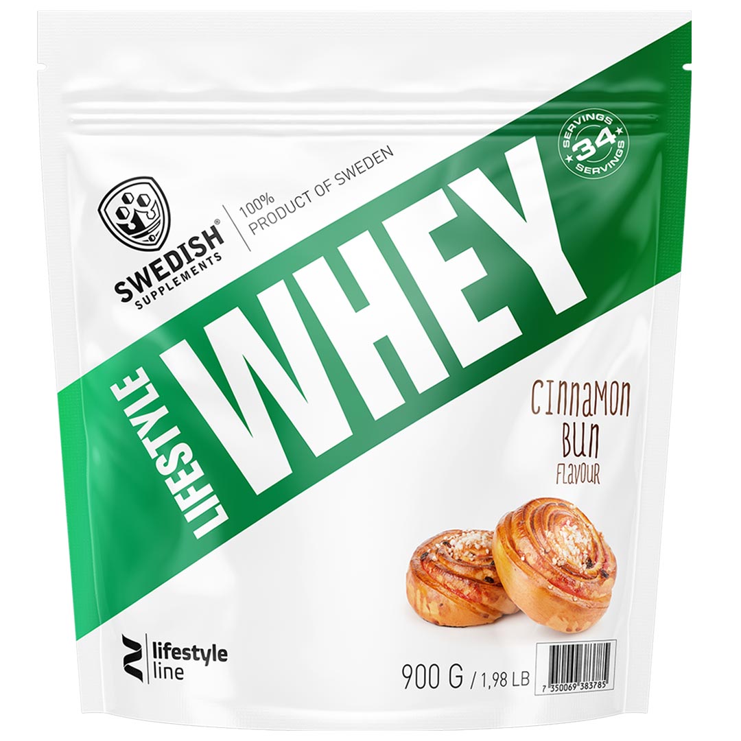 Swedish Supplements Lifestyle Whey Cinnamon Bun