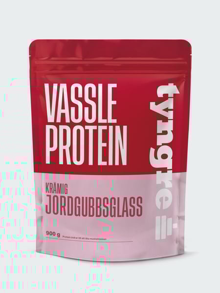 Tyngre Vassle Protein Krämig Jordgubbsglass