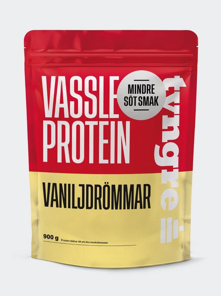 Tyngre Vassle Protein Vaniljdrömmar Mindre söt smak