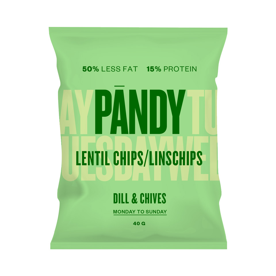 Pandy Protein Candy Pandy Lentil Chips Dill & Gräslök