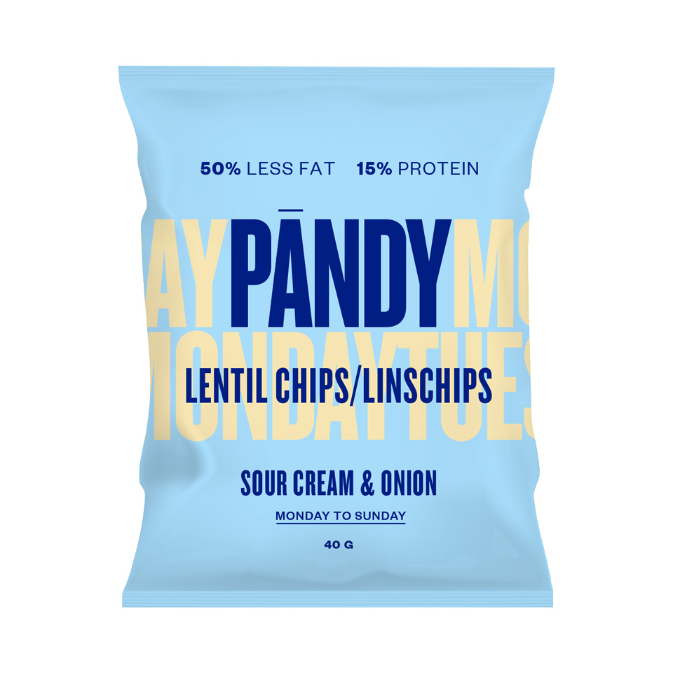 Pandy Protein Candy Pandy Lentil Chips Sourcream & Onion