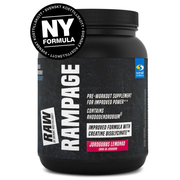 RAW Rampage Jordgubbs Lemonad